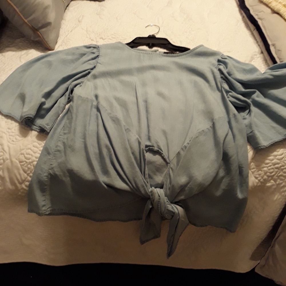 Chambray top